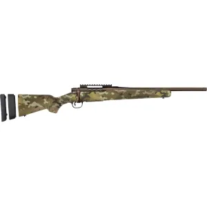 Mossberg Patriot Carbine Super Bantam Bolt Action Rifle 350 Legend 18" Fluted Patriot Brown Cerakote Threaded Barrel Patriot Brown Cerakote Frame Multicam Field Stock