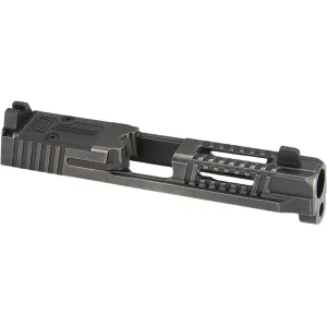 Ed Brown Fueled Match Slide M&P 2.0 Carry 9mm Luger Stainless Steel Stone Wash RMR Cut with Suppressor Sights