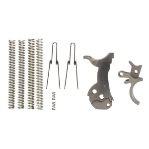 Power Custom Montado Hammer and Trigger Kit with Wolff Spring Kit for Ruger Single Action Bisley Stainless Steel