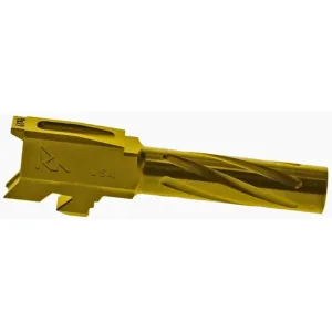 Rival Arms V1 Barrel for Glock 43, 43X 9mm Luger Gold