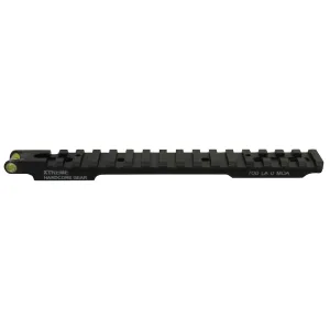 Precision Hardcore Gear Tru Level 1-Piece Picatinny Scope Base Remington 700 Long Action with Integral Bubble Level Matte Black