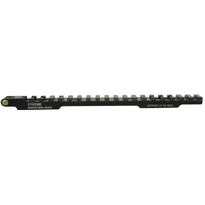 Precision Hardcore Gear Tru Level 1-Piece 20 MOA Elevated Picatinny Scope Base Savage 110 Through 116 Round Rear, Axis Long Action with Integral Bubble Level Matte Black
