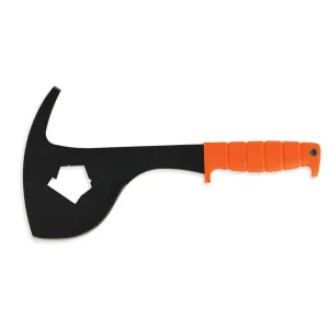 Ontario SP16 Spax 8" 1095 Black Carbon Steel Kraton Handle Orange