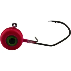 Jenko Fishing Slasher Crappie 1/16oz Round Ball Jighead Pink