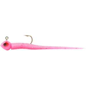 Northland Impulse Rigged Bloodworm Glo Pink 1/64 oz