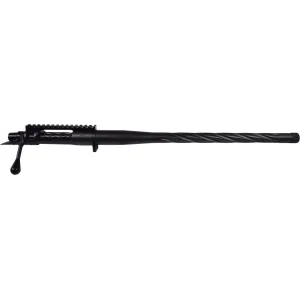 Blemished Kelbly's Atlas Lite 75 Degree Throw Barreled Action 22 Creedmoor 18" Medium Fluted Threaded Barrel Black Nitride