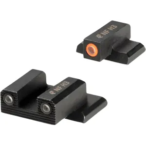 Night Fision Night Sight Set for Smith & Wesson Bodyguard 2.0 Orange Front