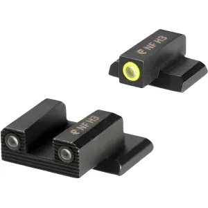 Night Fision Night Sight Set for Smith & Wesson Bodyguard 2.0 Yellow Front