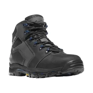 Danner Men's Vicious 4.5" Waterproof Non-Metallic Toe Work Boots Leather Black/Blue 9 EE