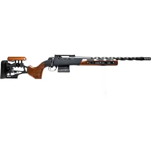 Horizon Firearms Venatic Max Bolt Action Rifle 22 Creedmoor 18" Fluted Black Threaded Barrel Black Frame Wood Adjustable Stock
