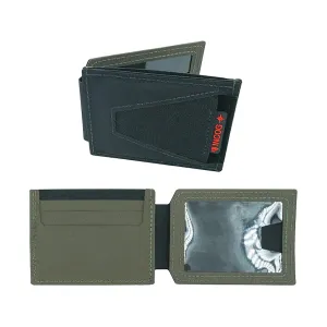 Haley Strategic Incog Wallet With Toor Snake Doctor G-10 Push Dagger Ranger Green/Black