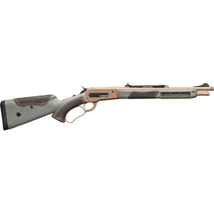 Pedersoli Boarbuster Apocalypse Tactical Lever Action Rifle 45-70 Government 17" Bronze Cerakote Threaded Barrel Cerakote Frame Gray Field Stock