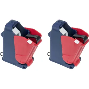 Maglula UpLULA Pistol Magazine Loader and Unloader Polymer Red, White, and Blue 2PK