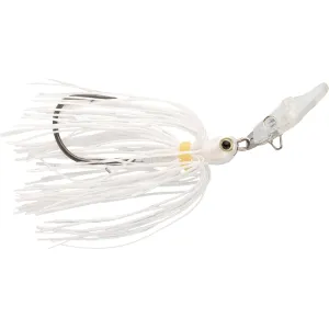 Strike King Rattling Thunder Cricket Bladed Jig White 3/8 oz
