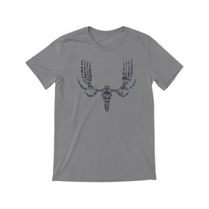 MeatEater Men's Gear Forks Short Sleeve Crew Neck T Shirt Gray Heather XL