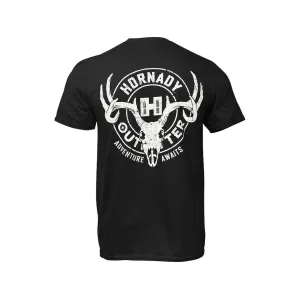 Hornady Men's Ten Point Short Sleeve Crew Neck T Shirt Black Medium