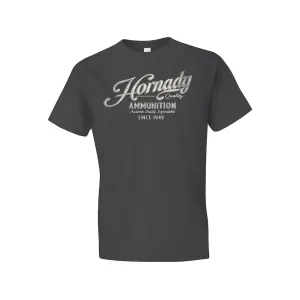 Hornady Men's Vintage Script Short Sleeve Crew Neck T Shirt Tar Large