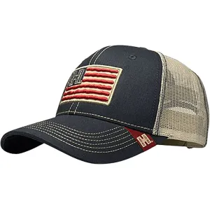 Hornady Men's H Flag Trucker Hat Navy One Size Fits Most