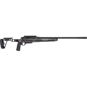 Seekins Precision HAVAK SLAM Bolt Action Rifle 6.5 PRC 21" Fluted Black Threaded Barrel Black Frame Mountain Shadow Folding Stock