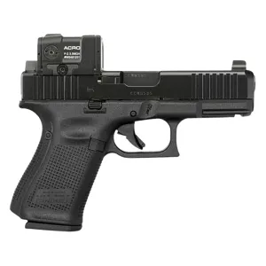 Glock 19 Gen 5 9mm Luger Pistol 4.02" Barrel 10+1 Round Black Aimpoint ACRO P-2