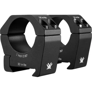 Vortex Optics Sport 1" Scope Rings Matte Black Medium