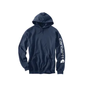 Carhartt Men's Loose Fit Midweight Logo Sleeve Graphic Hoodie New Navy 3XL Tall