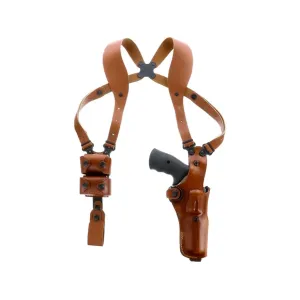 Galco Vertical Shoulder Holster Ambidextrous 1911 Government Leather Tan