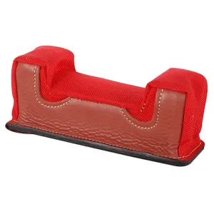 Edgewood Front Shooting Rest Bag Common 3" Width with Extra Reinforcement Leather and Nylon Red Unfilled