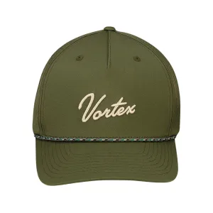 Vortex Optics Men's Script Logo Rope Hat Dark Loden One Size Fits Most