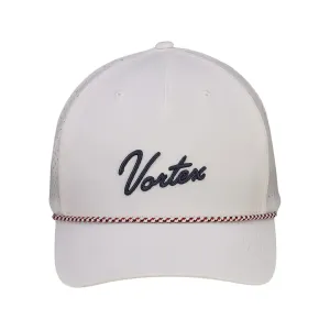 Vortex Optics Men's Script Logo Rope Hat White One Size Fits Most