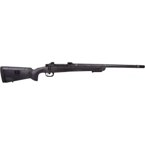 Snowy Mountain Rifles Long Range Hunter Bolt Action Rifle 7mm PRC 22" Carbon Fiber Threaded Barrel Black Nitride Frame Black/Desert Tan Adjustable Comb Stock