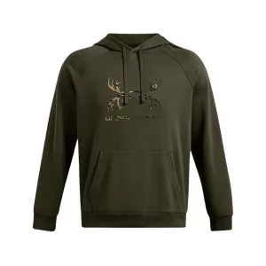 Under Armour Men's Rival Antler Hoodie Marine OD Green Medium
