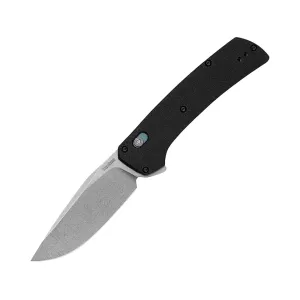 Kershaw Layup Assisted Opening Pocket Knife 3.4" Drop Point D2 Stonewashed Blade Glass Reinforced Nylon (GRN) Handle Black