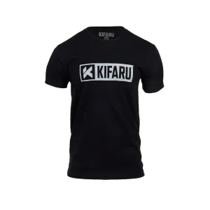 Kifaru Men's Logo Short Sleeve Crew Neck T Shirt Black 2XL