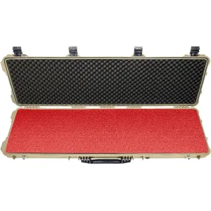 Eylar Hard Rifle Case with Ragar XP Crosslinked Red Foam Insert 53" Tan