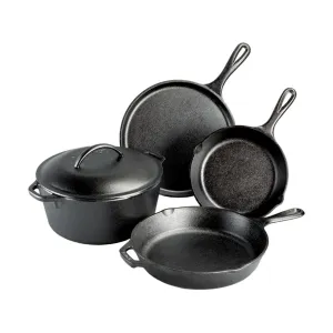 Lodge Seasoned Cast Iron 5 Piece Cooking Set