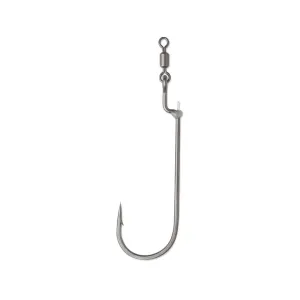 VMC Redline Series Swivel Fluke Hook #4/0 Gray 3PK