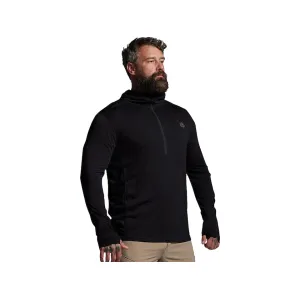 Born Primitive Men's Ridgeline 165 Quarter Zip Hoodie Black Medium