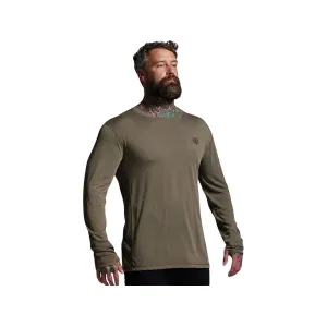 Born Primitive Men's Ridgeline 165 Long Sleeve Base Layer Shirt OD Green Medium