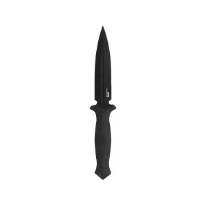 SOG Pentagon FX Elite Fixed Blade Knife 6" Dagger CPM S35VN Black PVD Blade G-10 Handle Black