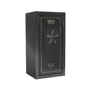 Sports Afield Haven Fire Resistant 36 Gun Safe with Biometric Lock Gray