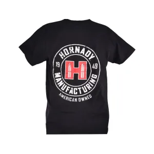 Hornady Men's 1949 Short Sleeve Crew Neck T Shirt Black 3XL