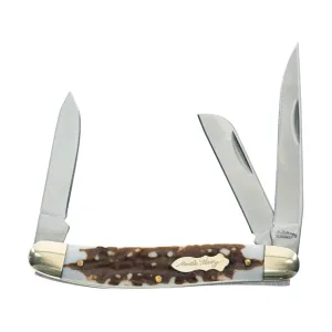 Uncle Henry 897UH Next Gen Folding Knife 2.375" Clip Point 7Cr17MoV Stainless Polished Blade Polymer Handle Brown