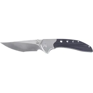 CRKT Orochi Pocket Knife 3.53" Drop Point Sandvik 14C28N Satin Blade G-10 Handle Black