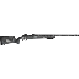 Snowy Mountain Rifles Alpine Hunter Bolt Action Rifle 7mm PRC 22" Carbon Fiber Threaded Barrel Black DLC Frame Cobalt Field Stock