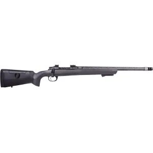 Snowy Mountain Rifles Long Range Hunter Bolt Action Rifle 6.5 PRC 20" Carbon Fiber Threaded Barrel Black Nitride Frame Blackout Adjustable Comb Stock