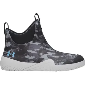 Under Armour Men's Charged Shoreman BTH Deck Boots Rubber Black/Distant Gray/Black 9.5 D