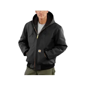 Carhartt Men's J140 Loose Fit Firm Duck Insulated Active Jacket Black Large