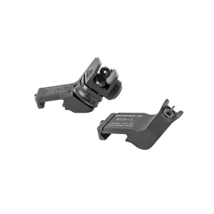 Surefire Rapid Transition AR-15 Sight Set Black Fiber Optic