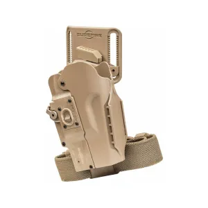 Surefire Masterfire Pro Rapid Deploy OWB Holster for XH15, X300UH, X400UH Right Hand Polymer Tan